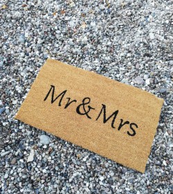 Dørmåtte Mr & Mrs - 1