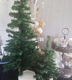 Lavt kunstigt juletræ H: 45 cm.  - 1