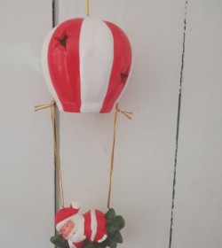 Julemand med LED luftballon - 1